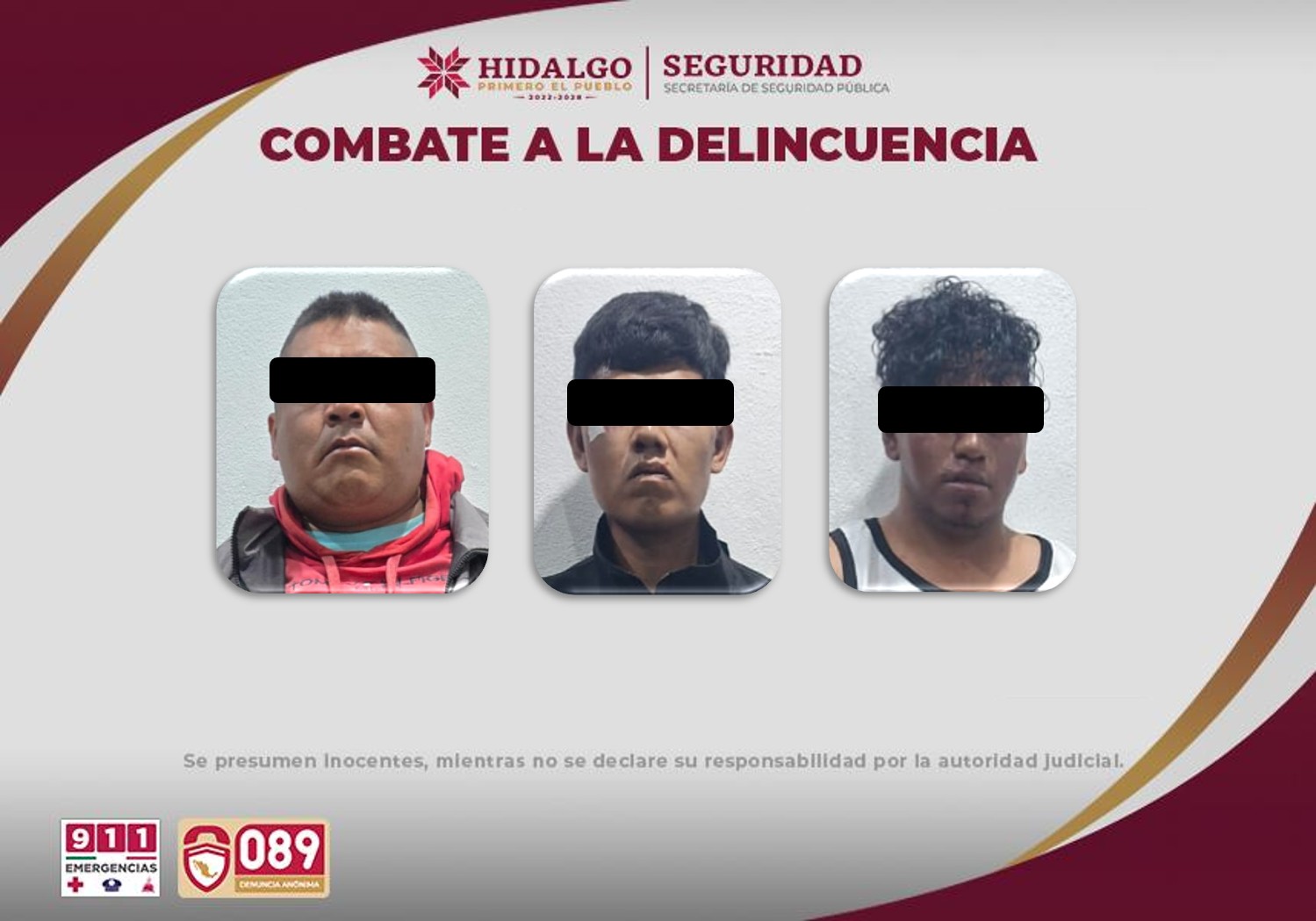 Detienen a tres hombres tras operativo en Tlaxcoapan contra presuntos huachicoleros armados