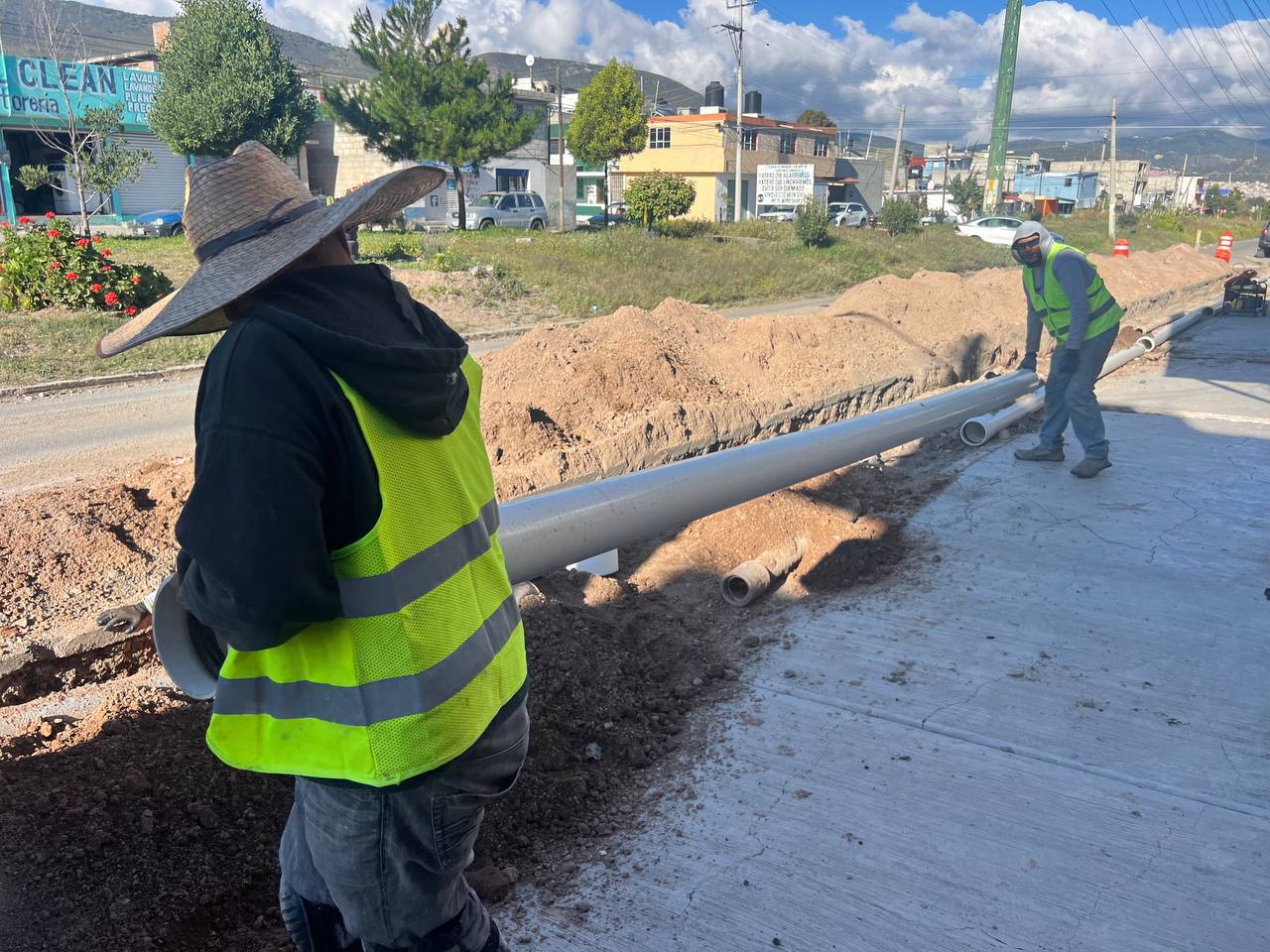 Entran en operación nuevas líneas para distribución de agua potable, en Parque de Poblamiento