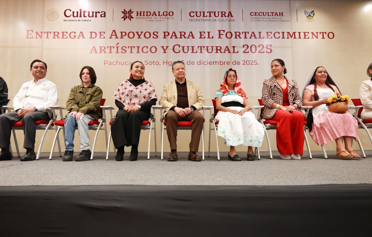 Julio Menchaca promueve la cultura hidalguense con 12.7 millones de pesos