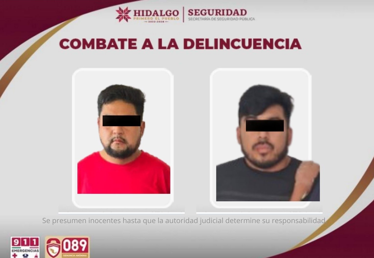 Operativos permiten asegurar dos armas de fuego en Hidalgo 