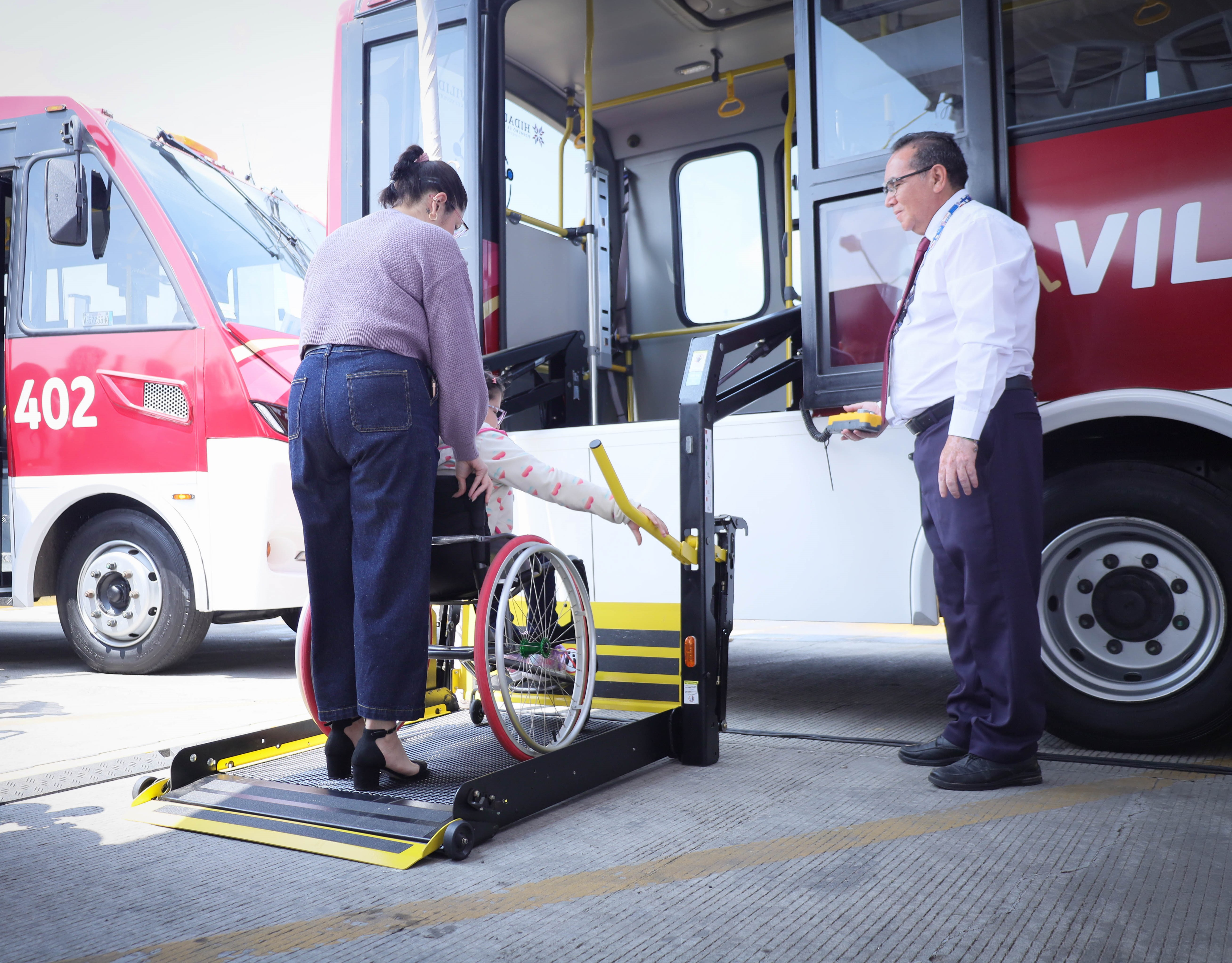 Más accesibilidad para todos: nuevas rutas y vehículos adaptados para personas con discapacidad en Hidalgo