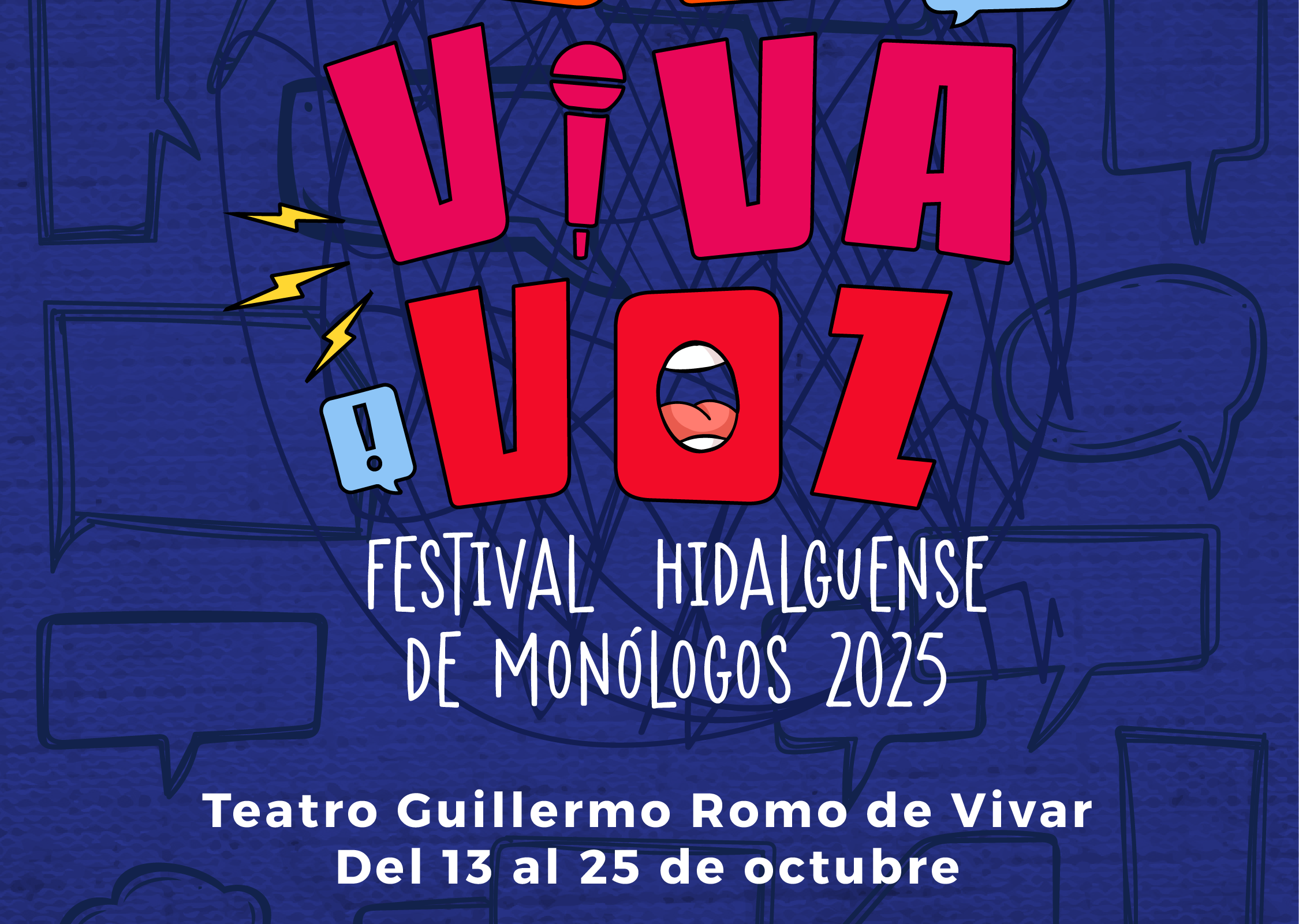  Anuncian “De Viva Voz”, Festival Hidalguense de Monólogos 2025