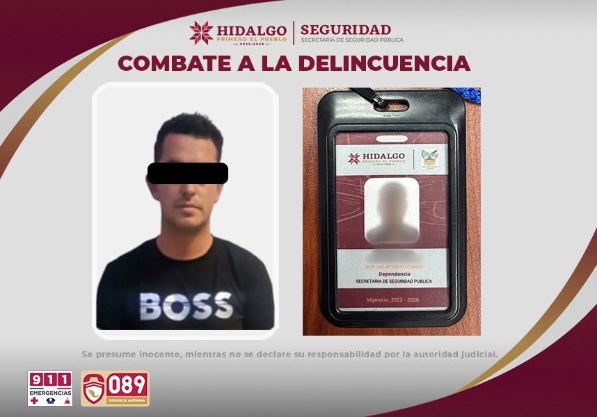 Cae falso supervisor de Asuntos Internos; Policía Estatal lo detiene en Zapotlán