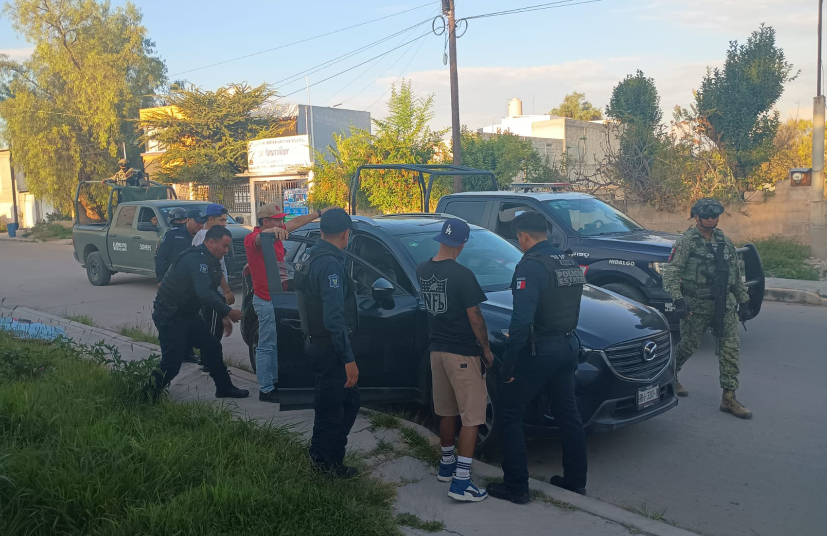 Autoridades de seguridad de los tres órdenes de gobierno implementan operativo para detener a responsables de acto en contra de un funcionario del Poder Judicial de Hidalgo