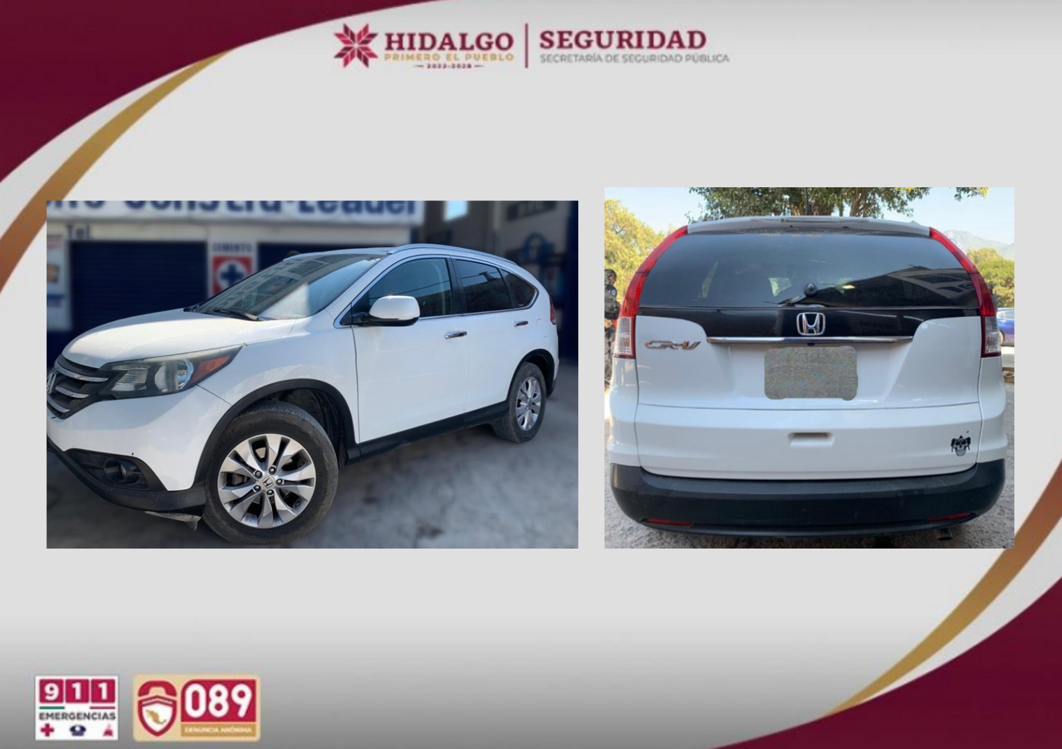 Localizan camioneta con reporte de robo durante operativo preventivo en Tepeapulco