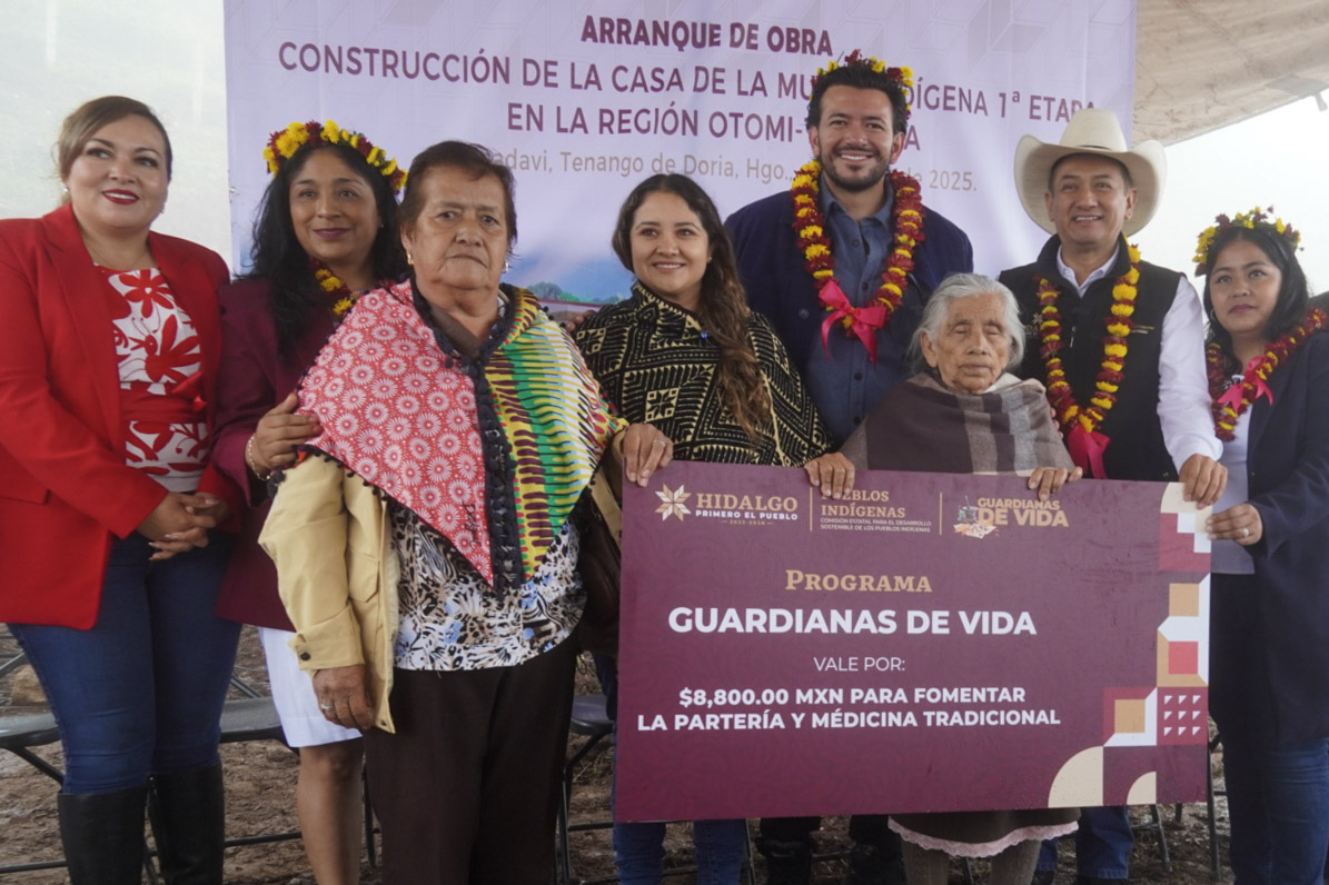 Hidalgo abre registro del programa “Guardianas de Vida” para parteras y médicos tradicionales
