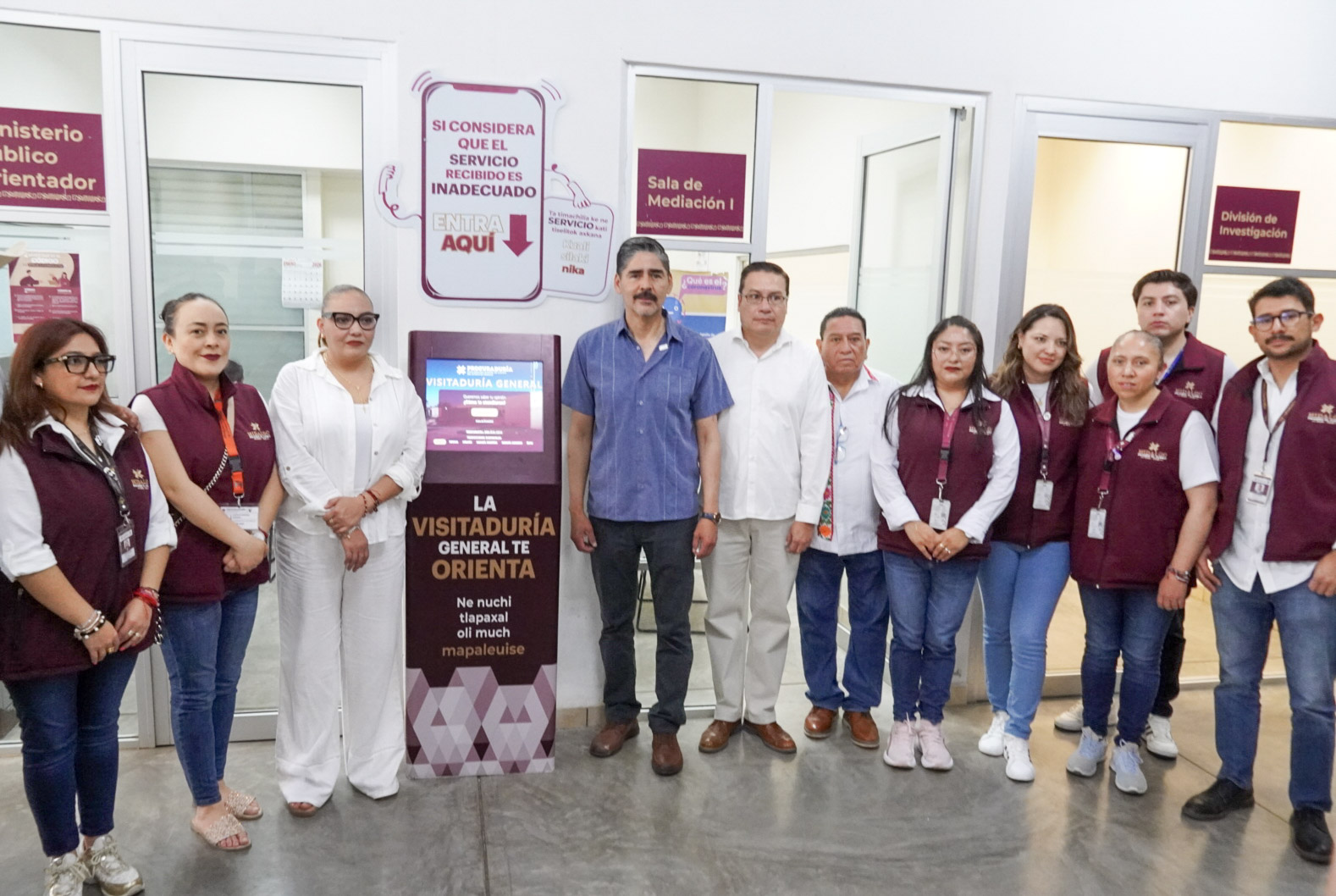 Instala PGJEH kioscos digitales para atención ciudadana