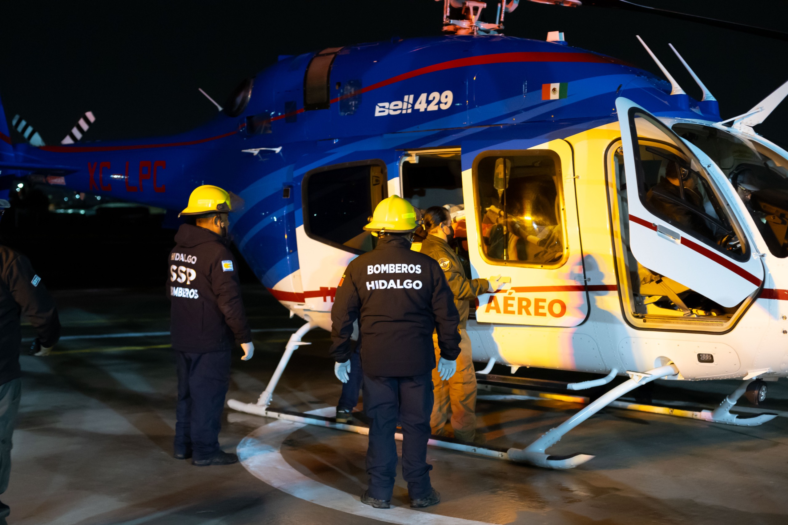 Traslado aéreo hospitalario coordinado