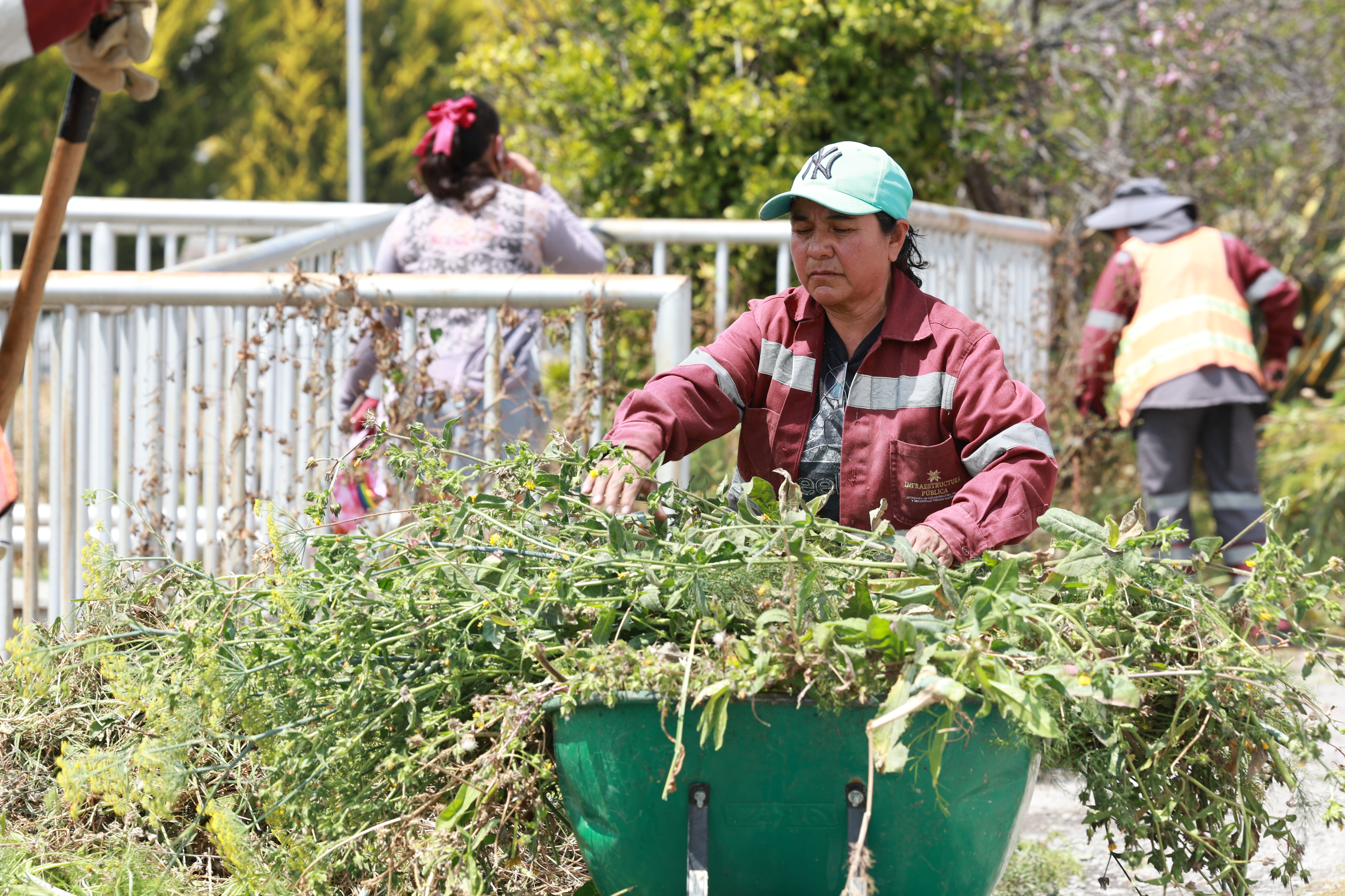 Francisca: 18 años en el mantenimiento urbano