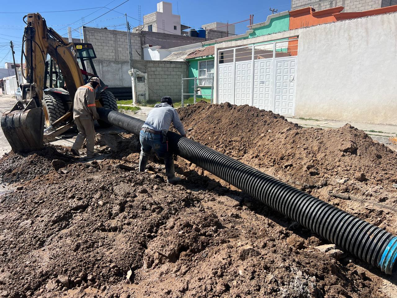 En operación nueva línea de alcantarillado sanitario en Pachuca