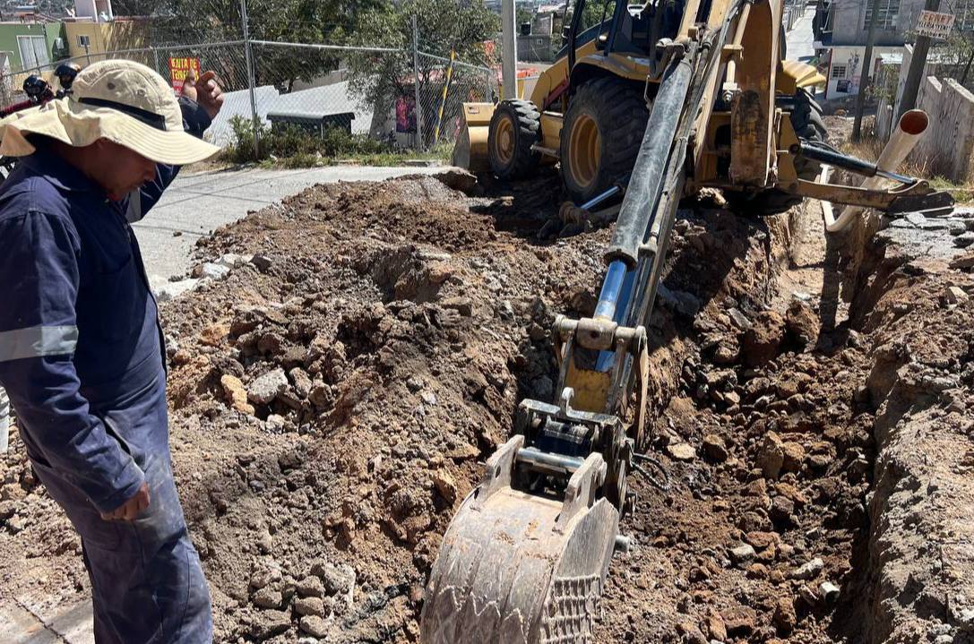 En operación nueva línea de conducción de agua potable en Mineral de la Reforma