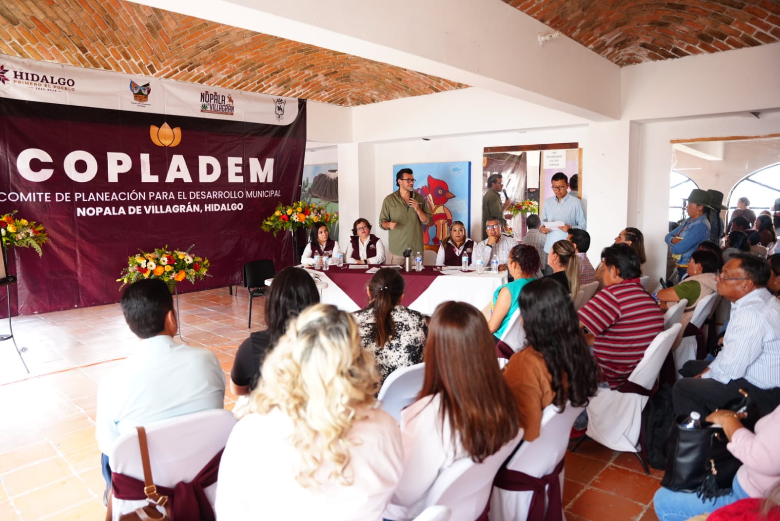 Promueven gobierno participativo en la Primera Sesión ordinaria del Copladem en Nopala