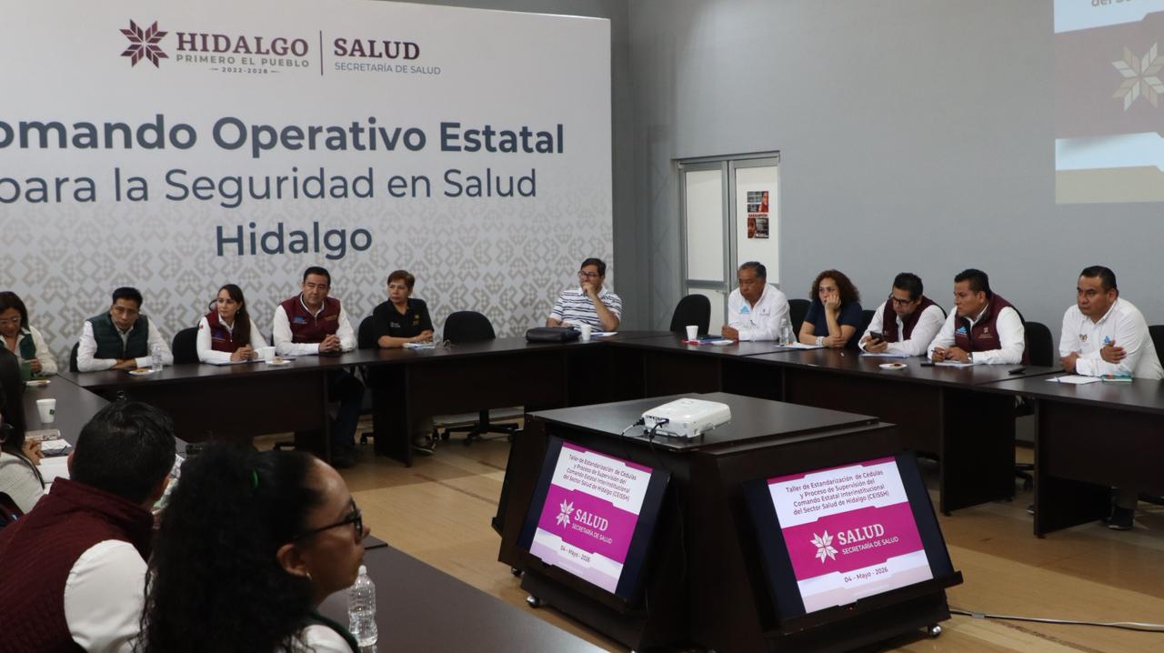 Refuerza Secretaría de Salud coordinación interinstitucional para mejorar atención médica en Hidalgo