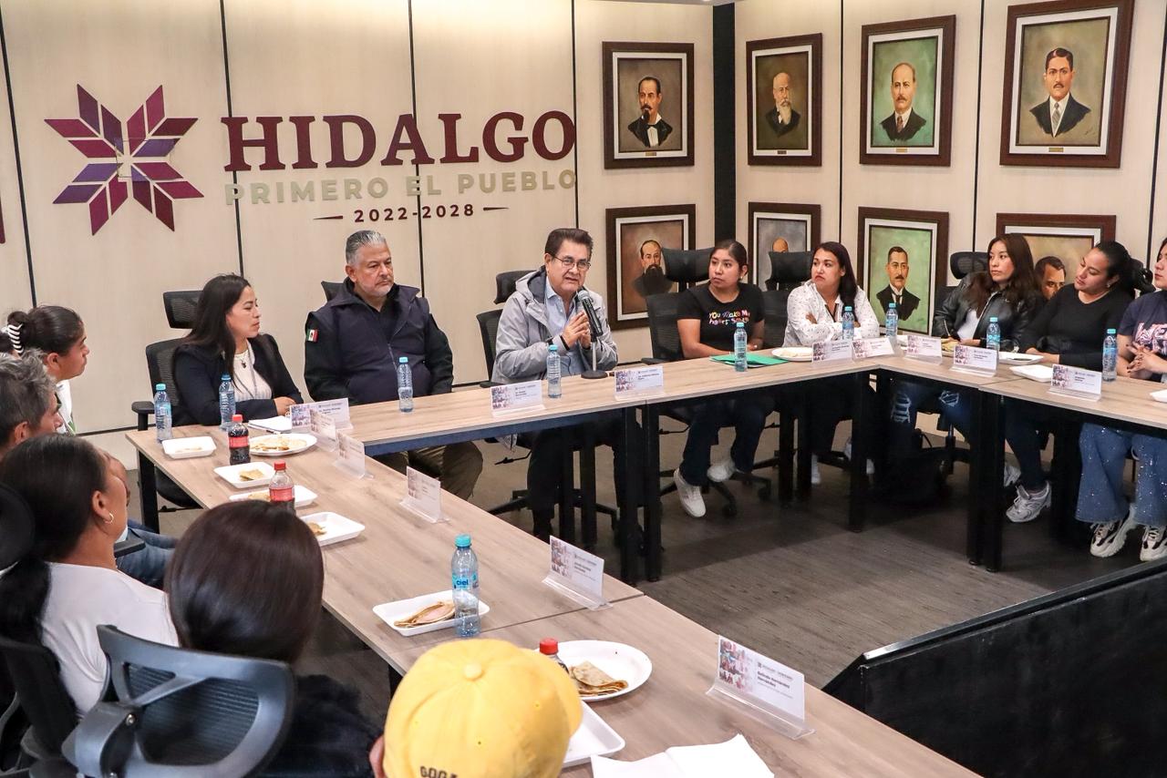Gobierno de Hidalgo fortalece acompañamiento a familias de Chapula para garantizar su seguridad