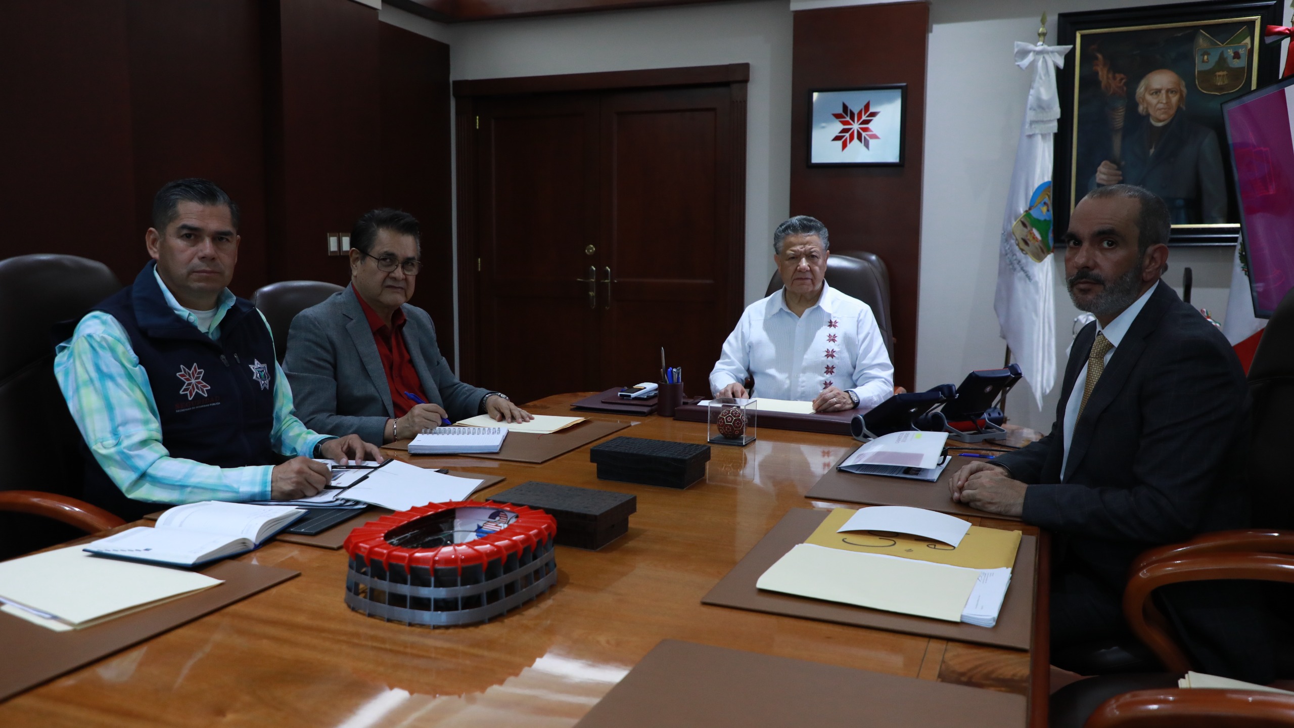 Gabinete de Seguridad destaca acciones de protección civil y combate al delito
