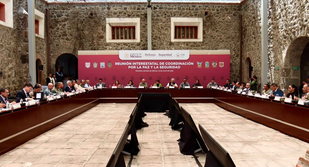Gabinete de Seguridad de Hidalgo presenta resultados en la 6ta. Reunión de Coordinación Interestatal de Paz y Seguridad