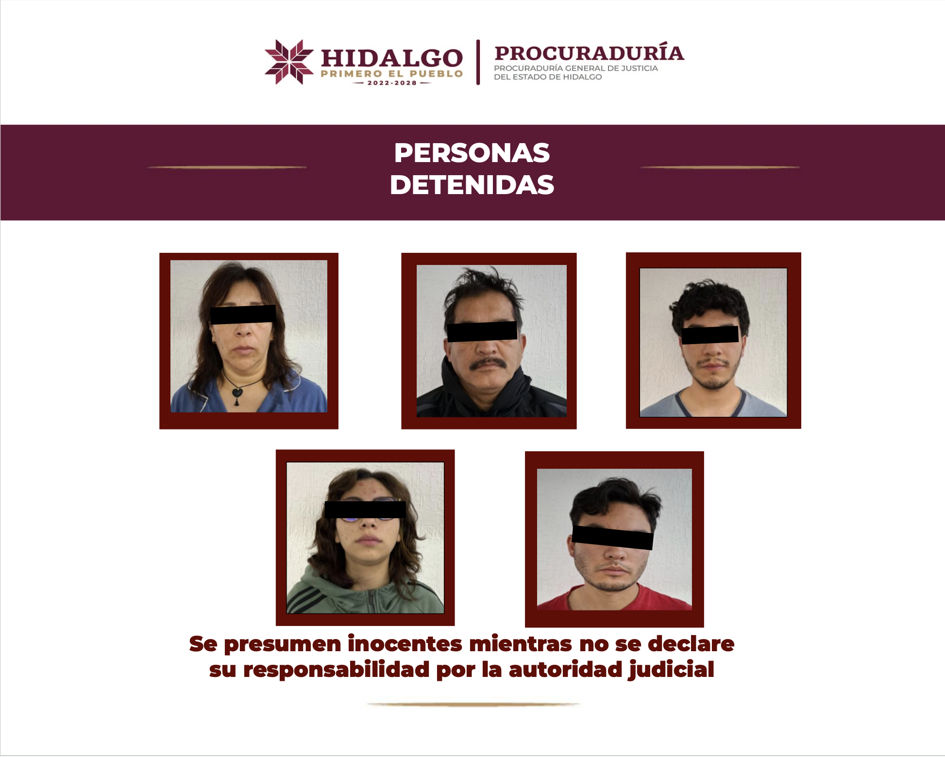 En Pachuca de Soto, AIC detiene por narcomenudeo a cinco personas